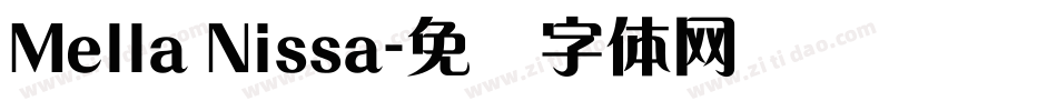 Mella Nissa字体转换